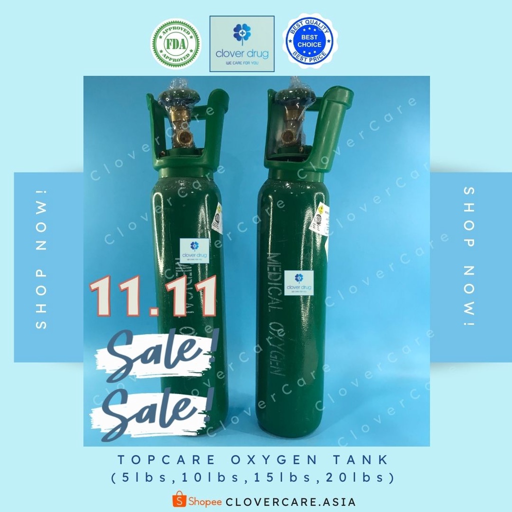 TOPCARE Oxygen Tank (1unit) | Shopee Philippines