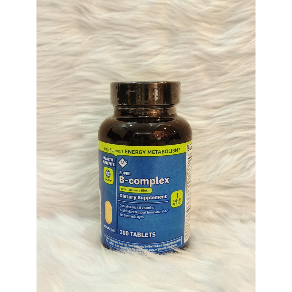 Member's Mark Super B-complex Dietary Supplement (300 Ct.) | Shopee ...