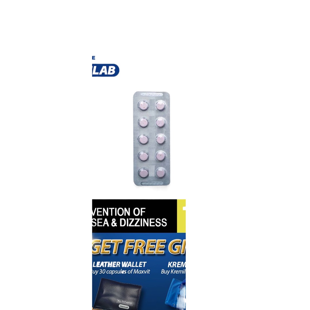 zinc supplement in stock.United Home Dizitab (Relief For Dizziness