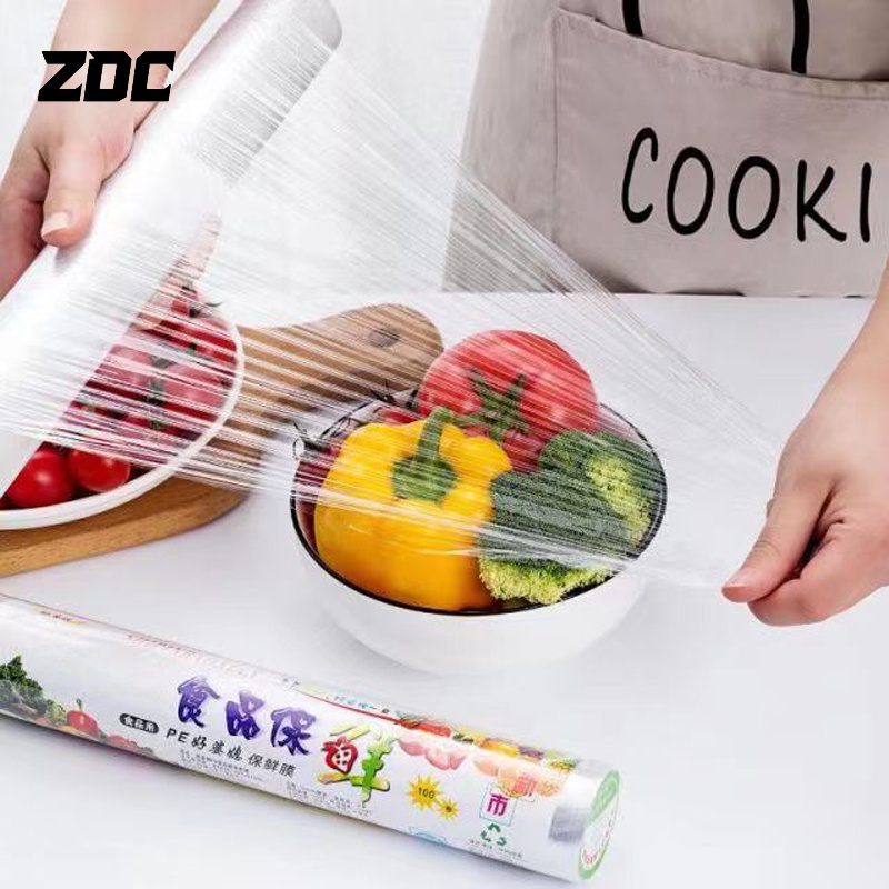 ZDC FoodService Cling Film Durable Kitchen Plastic Wrap Preservation