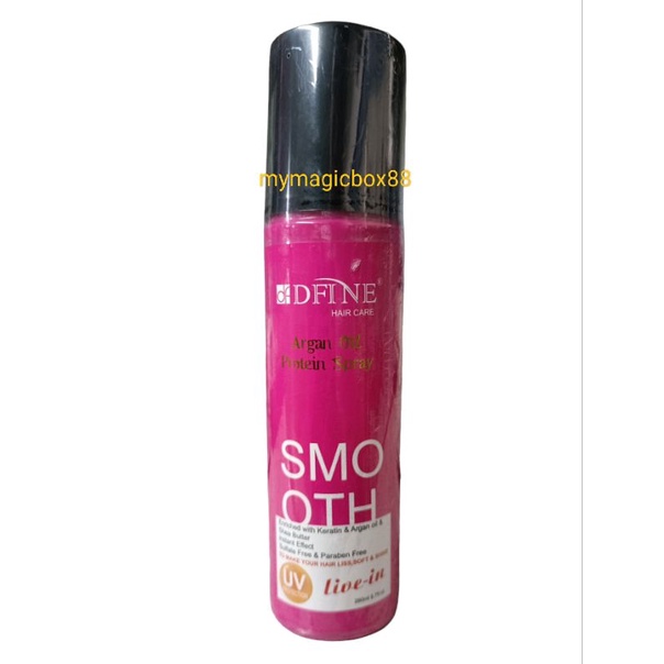 DFINE Argan oil hair protein spray livein 260mL Shopee Philippines
