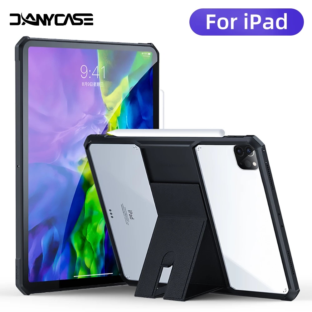Transparent Tablet Protective Case with Stand for iPad Air 6th Gen 11