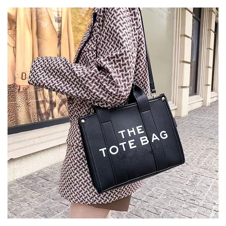 PU leather TheToteBag Women's New Tote Bag Handbag | Shopee Philippines