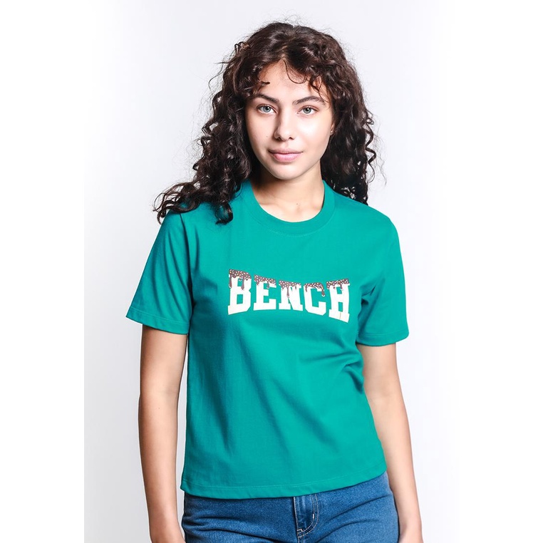 YTO0568 - BENCH Women's Crew Neck Graphic Tee | Shopee Philippines