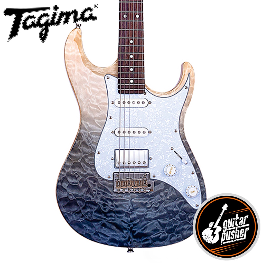 Tagima Stella DW HSS S-Style Electric Guitar with Rosewood Fingerboard ...