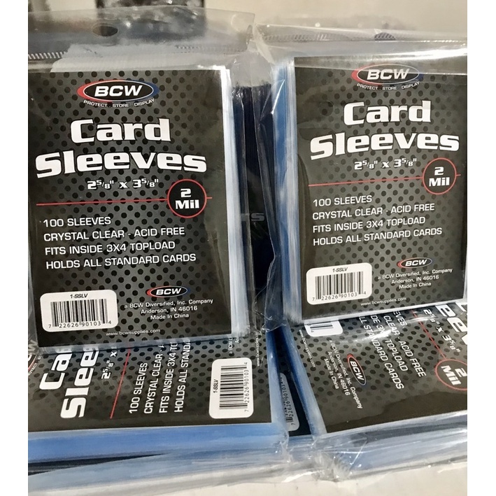 BCW Standard Card Sleeves Shopee Philippines