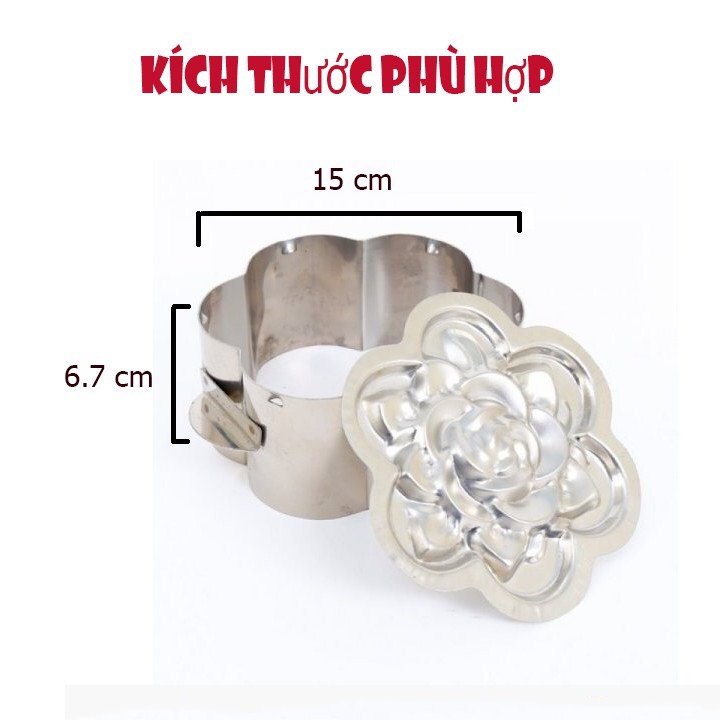 Stainless steel sticky rice mold, flower shaped mold for making sticky ...