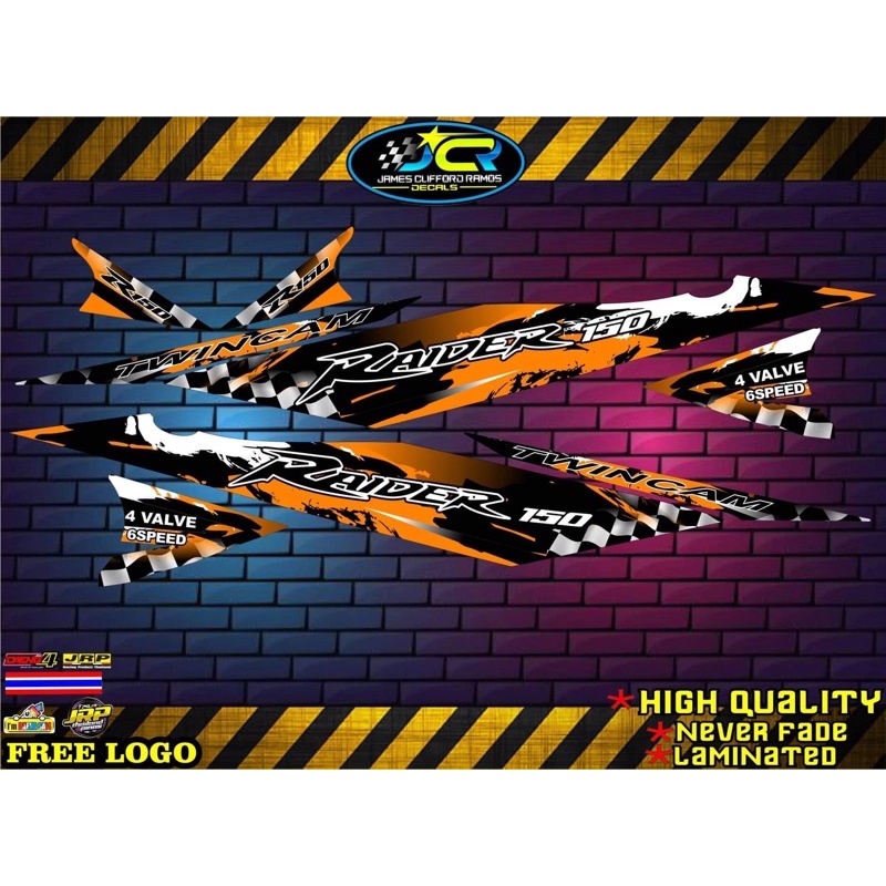 Raider 150 1st Gen Stock Decals Sticker NEW DESIGN | Shopee Philippines