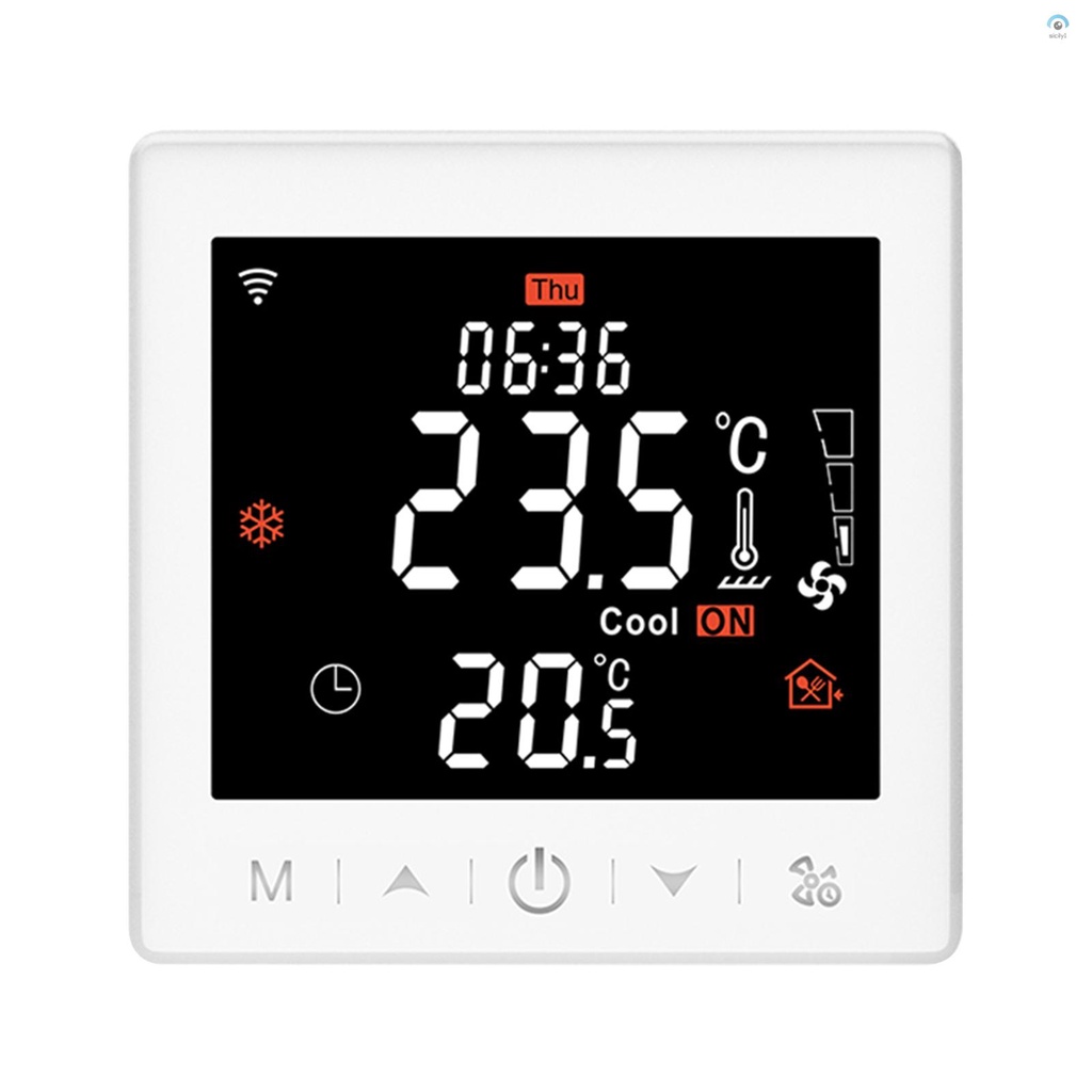 SCP Smart Fan Coil for 4 Pipe System Thermostat WIFI/485 Modbus with ...