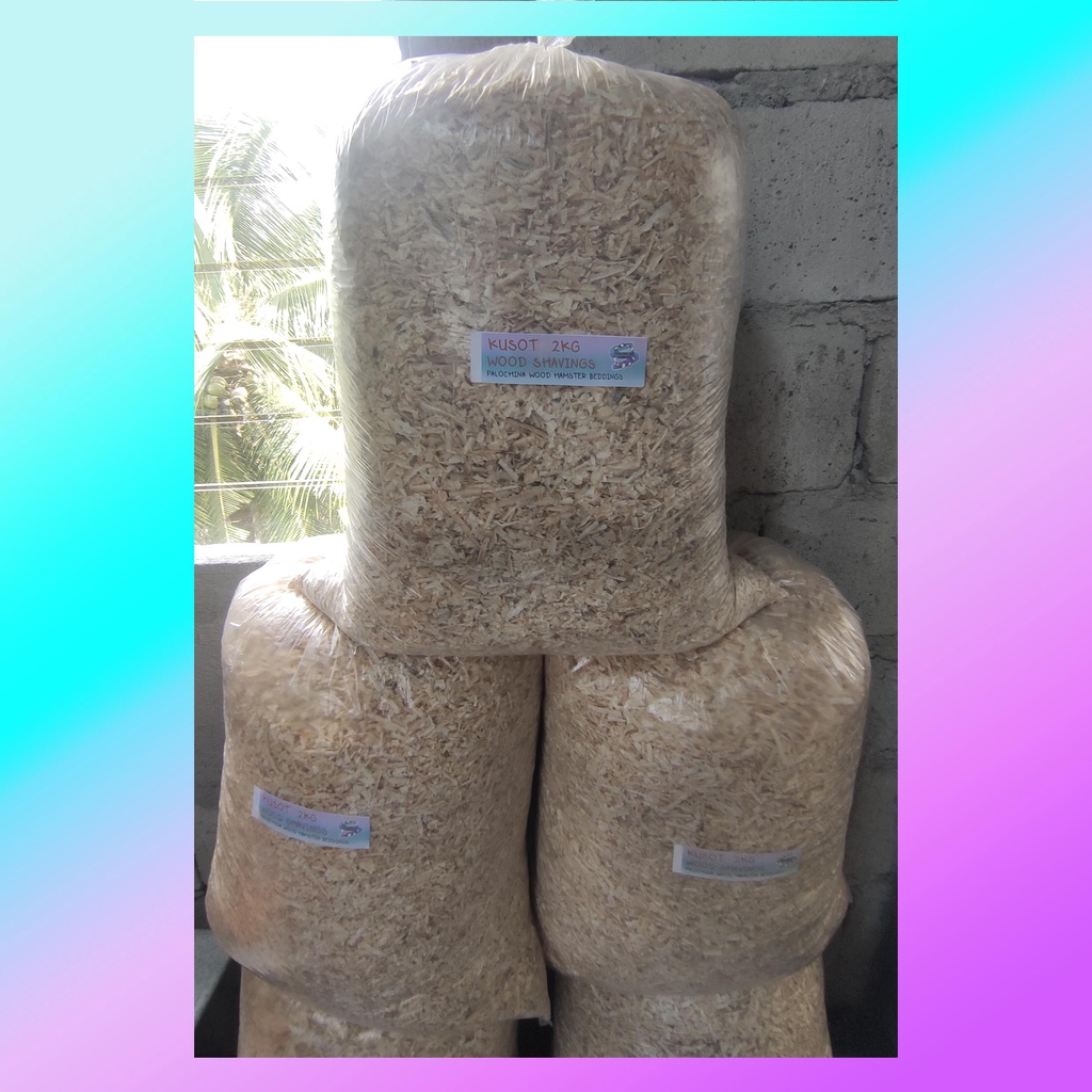 Kusot 2kg Wood Shavings. dalawang kilo Palochina Hamster Beddings ...