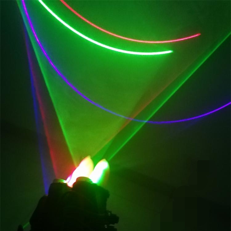 Laser Vortex Gloves Rotating Bar LED Glasses Luminous Stage Props ...