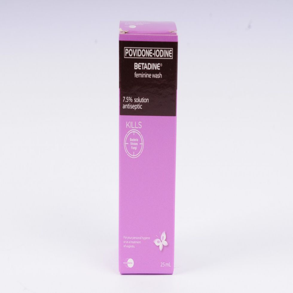 Betadine Feminine Wash 7.5solution Antiseptic 25Ml Shopee Philippines