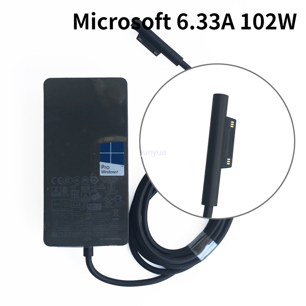 Microsoft Surface Book 2 Original 102W Charger – OEM Genuine Power Supply Adapter – 1798
