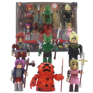 6 Pcs Roblox Toys Mini Action Figures Set, Dessert Table