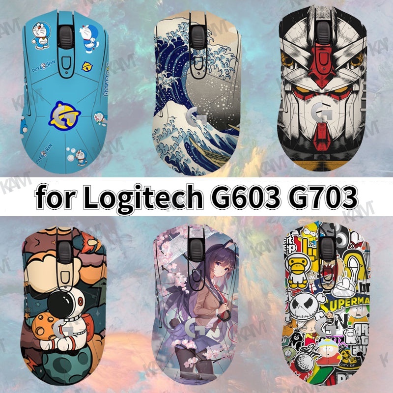 Kam For Logitech G703/G603 mouse skin anti-sweat sticker elastic non ...