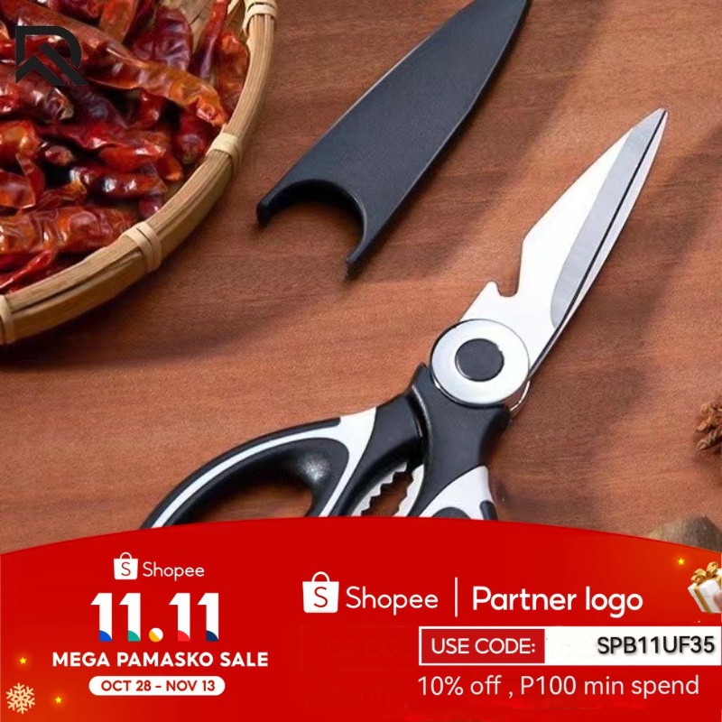 Stainless Steel Kitchen Scissors Multipurpose Kitchen Tool Shears ...