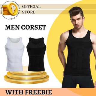 Slim N Lift TShirt for Men Mens Slimming Body Shaper T-Shirt, Black