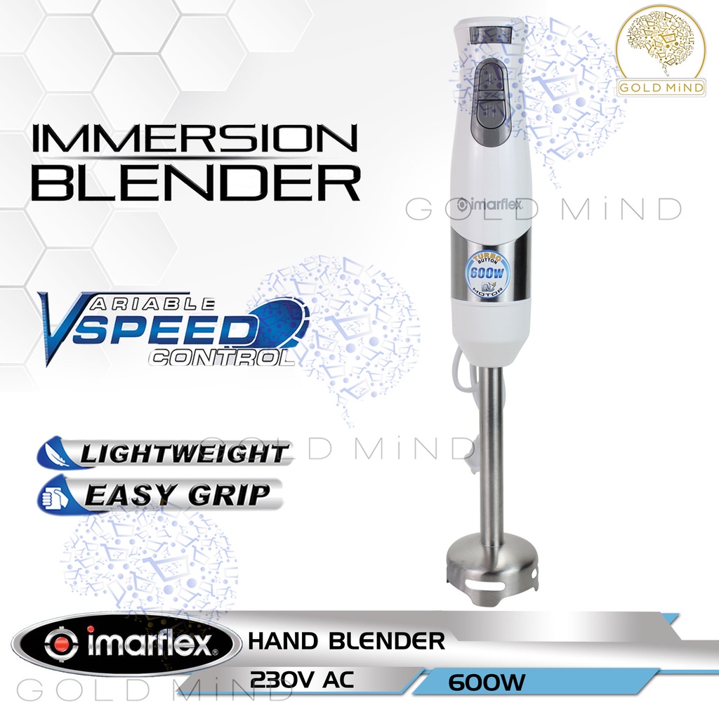 Imarflex Blender 1L Immersion Blender ISB610 (600WATTS) Shopee