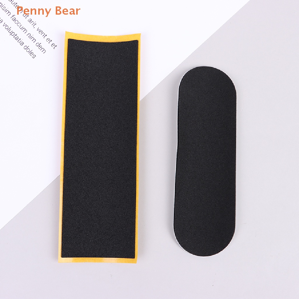 PennyBear 5Pcst Black Fingerboard Deck Uncut Tape Stickers Black Foam