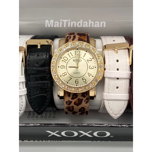 Original XOXO watch for women analog set charms