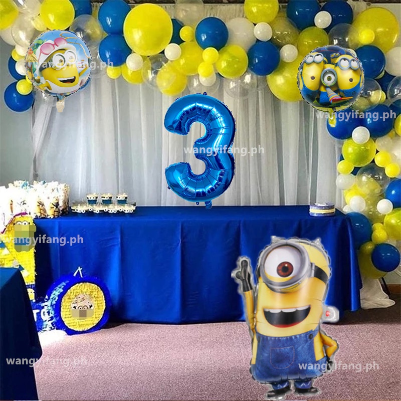 77pcs/set Minions Theme Happy Birthday Party Decorations Set Minions ...