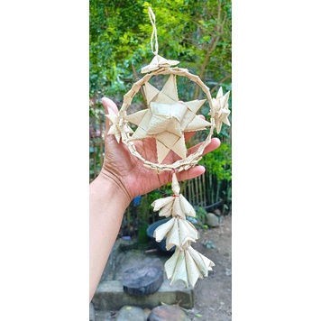 Native Christmas Lantern made of Buri | Shopee Philippines