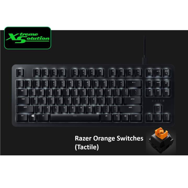 Razer Blackwidow Lite Black - Silent Mechanical Keyboard | Razer Orange ...