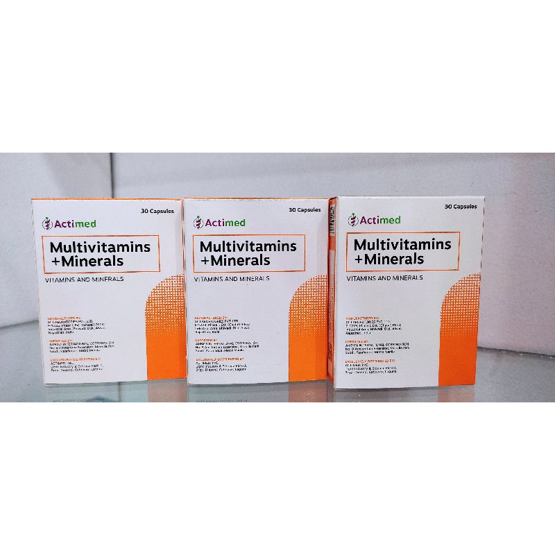 MULTIVITAMINS + MINERALS (Actimed) Shopee Philippines