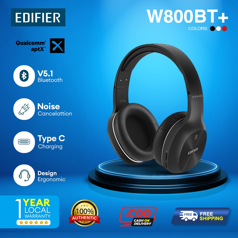 Edifier W800BT Plus Wireless Headphones Bluetooth Head Beam Extension  Quality Craftsmanship