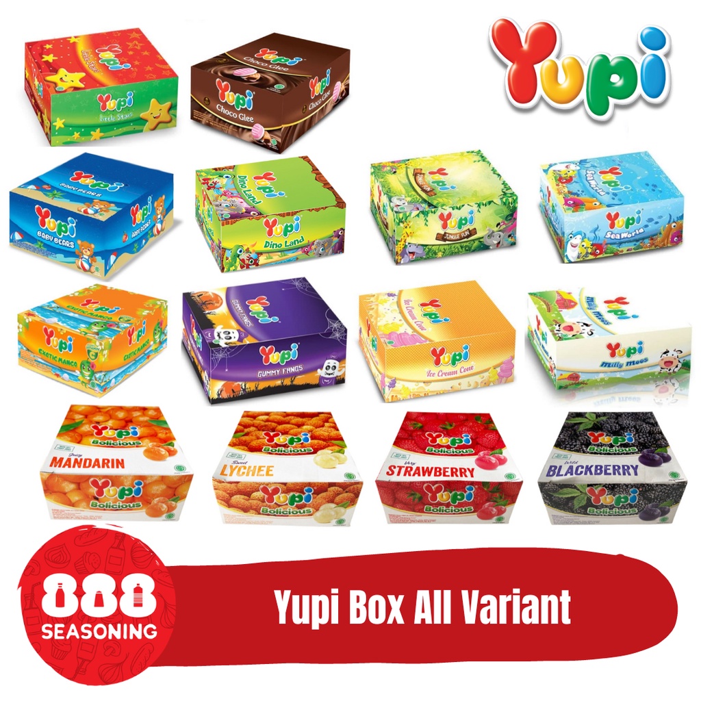 Yupi ALL VARIANT BOX contains 24 Pcs | Shopee Philippines