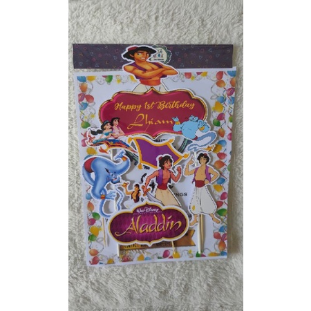Aladdin Customize Cake Topper | Shopee Philippines