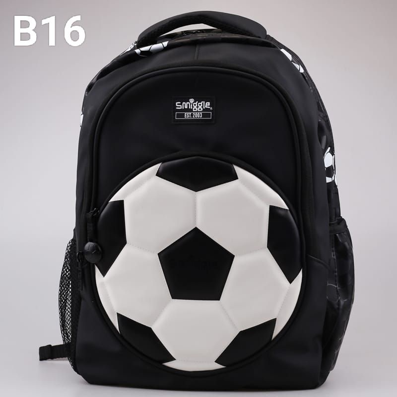 Smiggle Backpack Elementary School Bag Soccer Ball Backpack Smigle