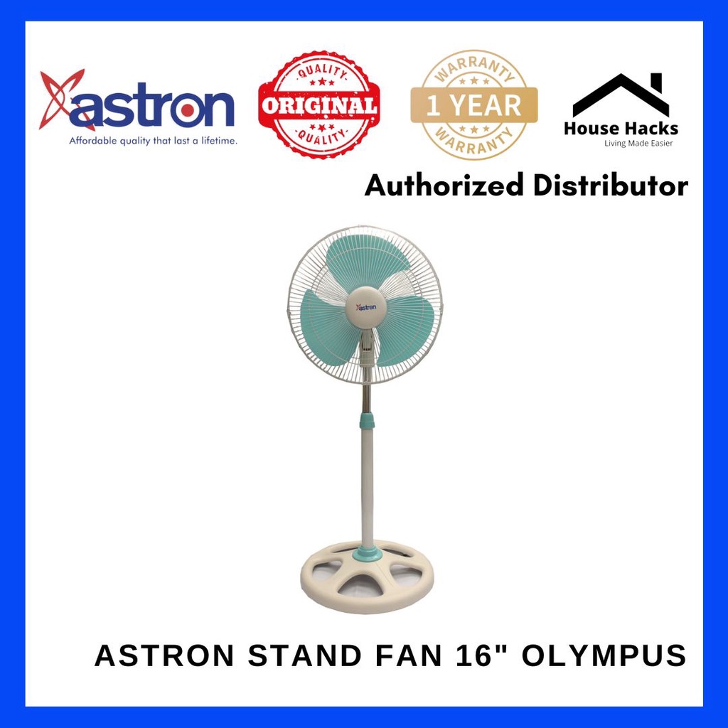 Astron Stand Fan 16" OLYMPUS (House Hacks) Shopee Philippines