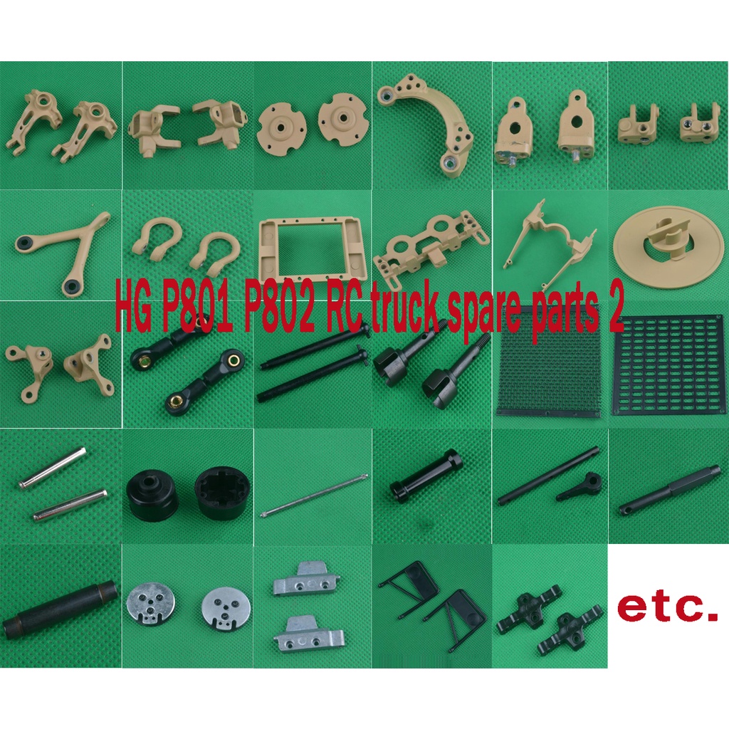 HG P801 P802 1/12 8X8 RC High-imitatlon US military truck spare parts ...
