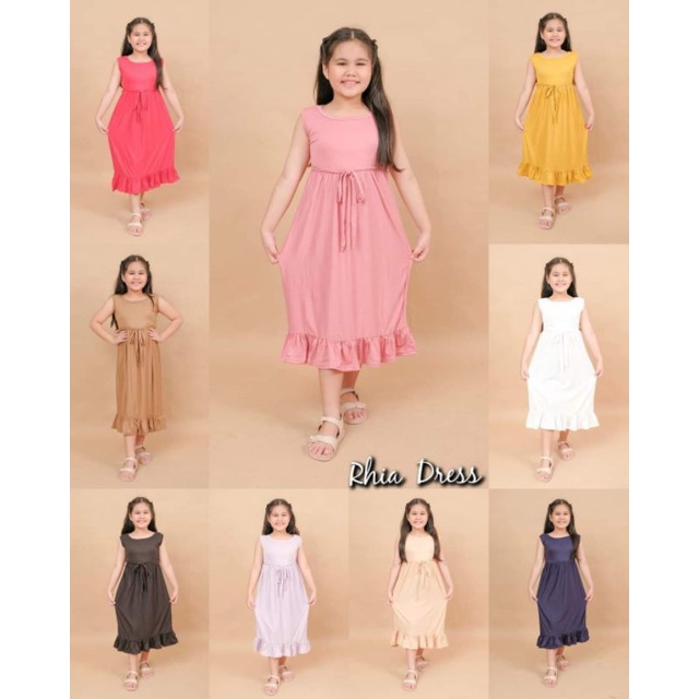 rhia dress for kids 8 12 yrs old Shopee Philippines