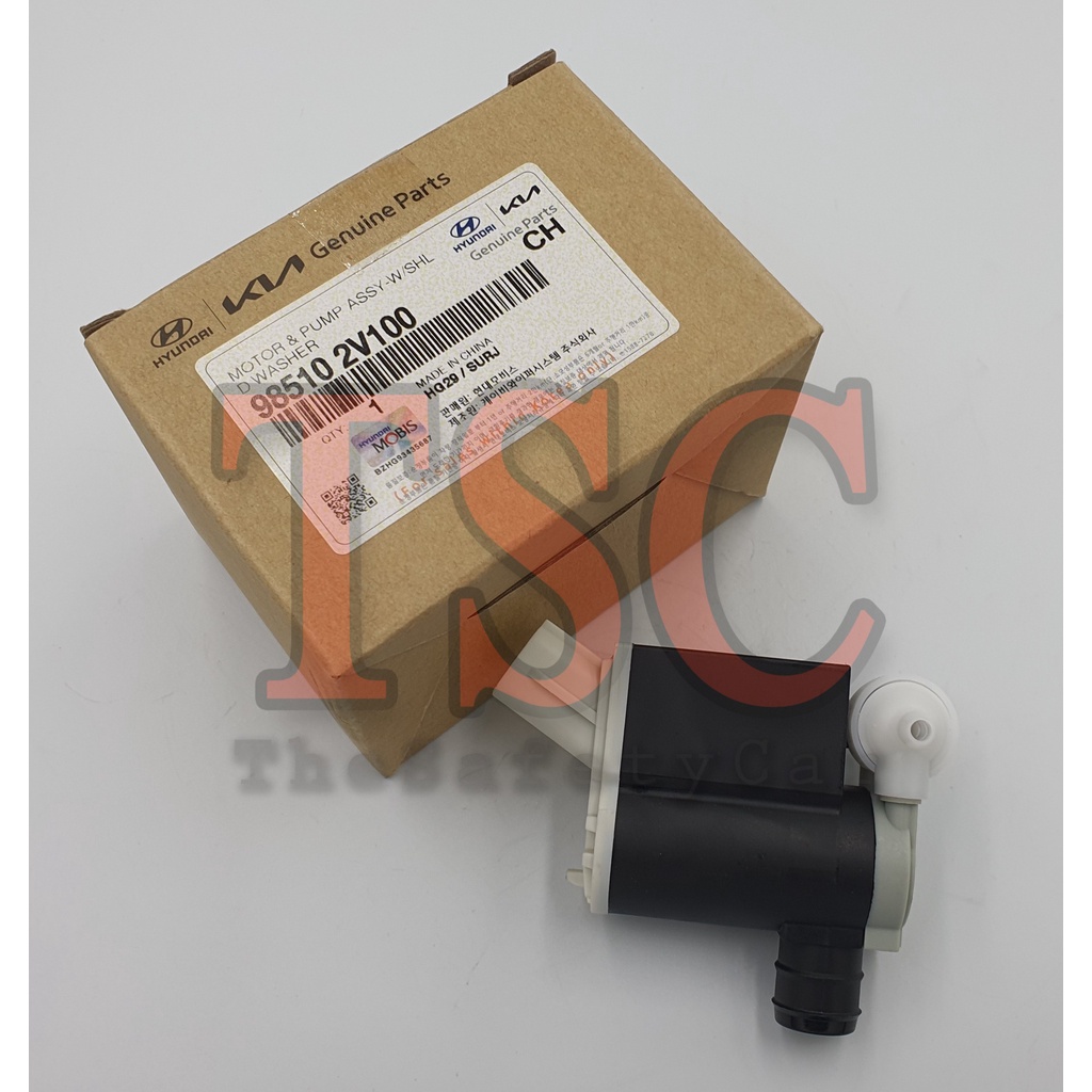 ORIGINAL Windshield Washer Motor Hyundai Santa Fe, Kia Picanto, Carens