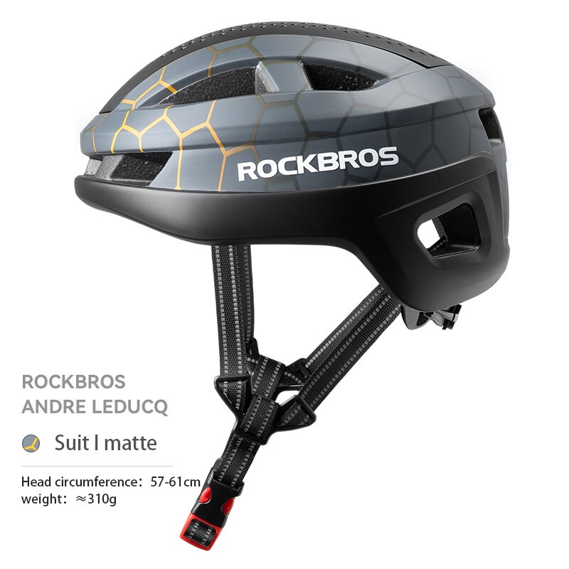 ROCKBROS Mountain Bike Helmet With Magnetic Visor - Adjustable 58-62cm,  Lightweight & Breathable For Men/Women Cycling Helmet With Magnetic Visor