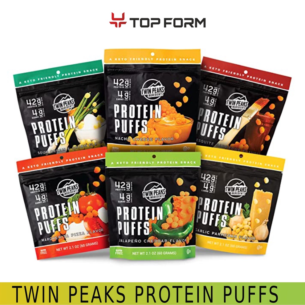 Twin Peaks Protein Puffs 60gLow Carb, Keto Friendly (per pack