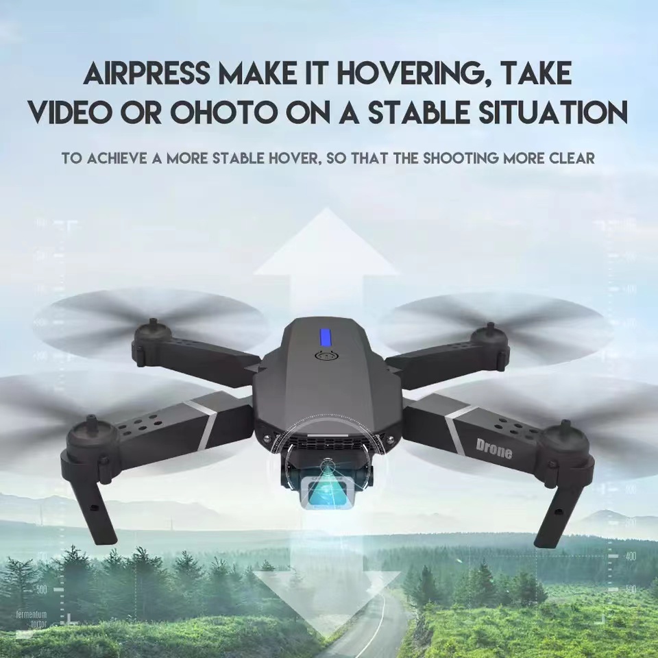 New E88 Pro Uav Wide Angle Hd 4k Dual Camera Height Fixed Wifi Rc