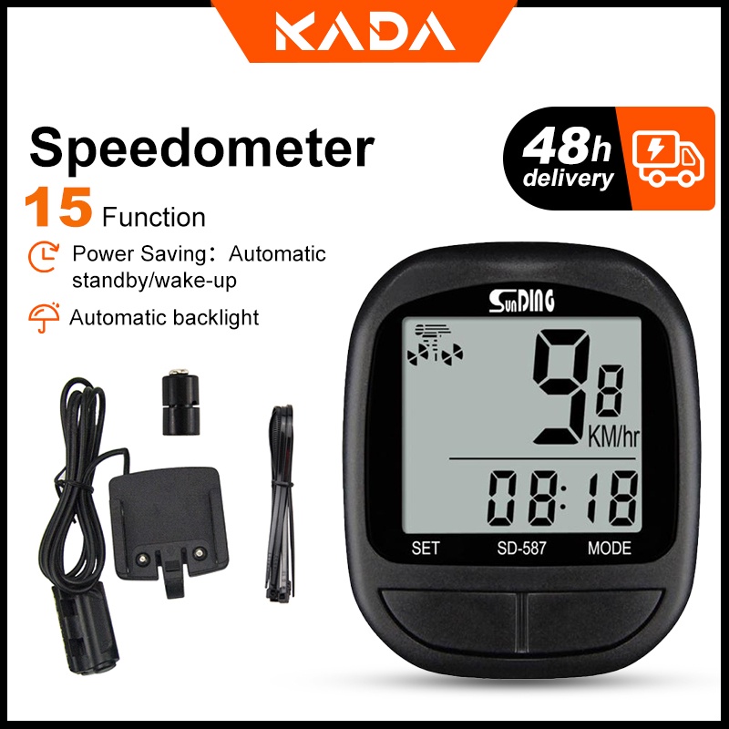KADA Speedometer Bike for MTB Rode Bike Cycling Computer Wired