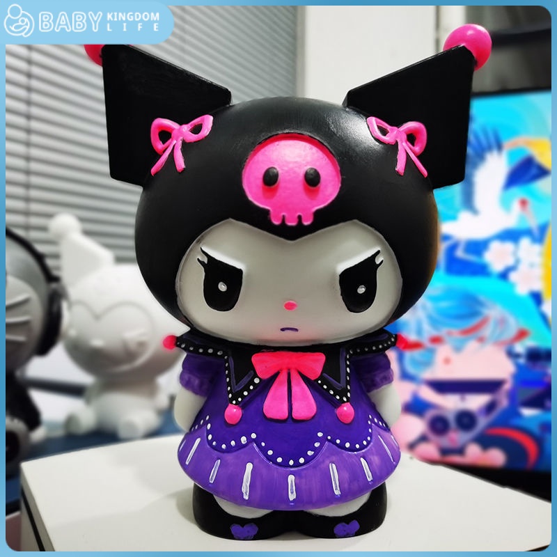 Kuromi Vinyl Doll Painted Children Colored Piggy Bank diy Toy Stall ...