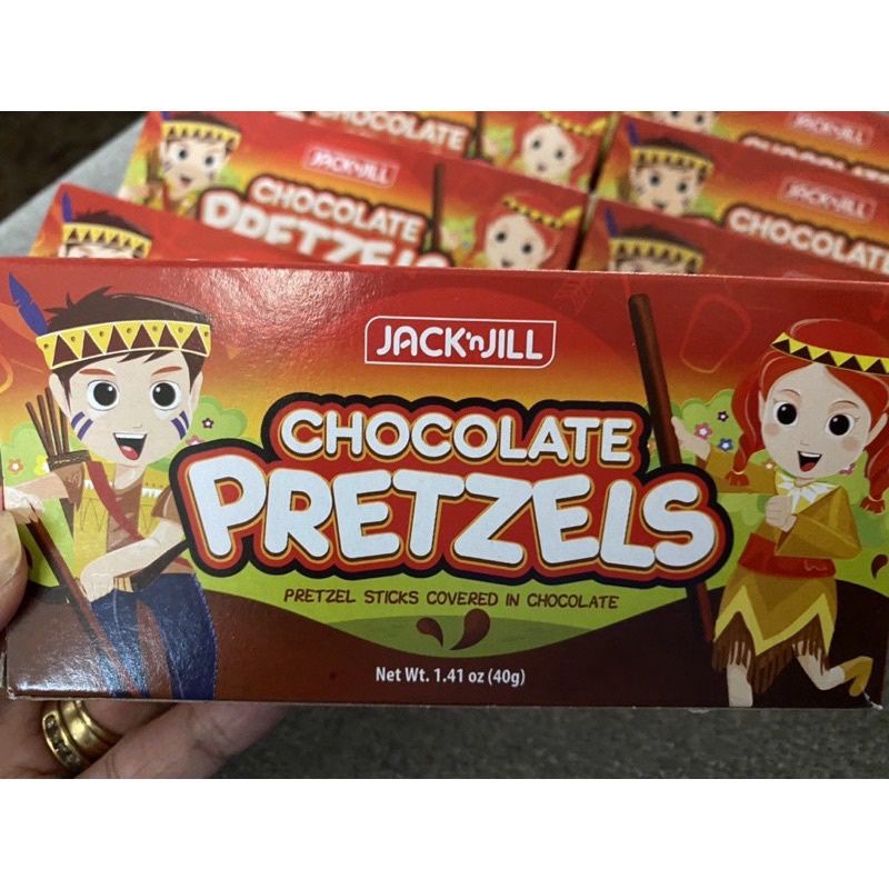 Jack n' Jill Pretzels Chocolate 40g Shopee Philippines