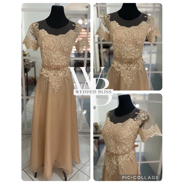 NINANG MOTHER OF THE BRIDE PRINCIPAL SPONSOR GOWN Shopee Philippines