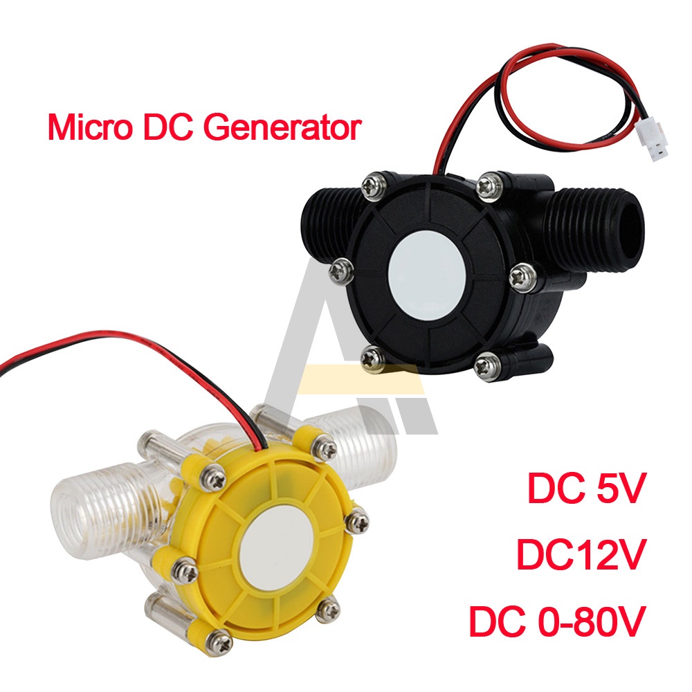 Micro Generator F50 Micro Hydro Dc Water Flow Pump 5v 12v 0 80v Turbine Hydroelectric Power 8156