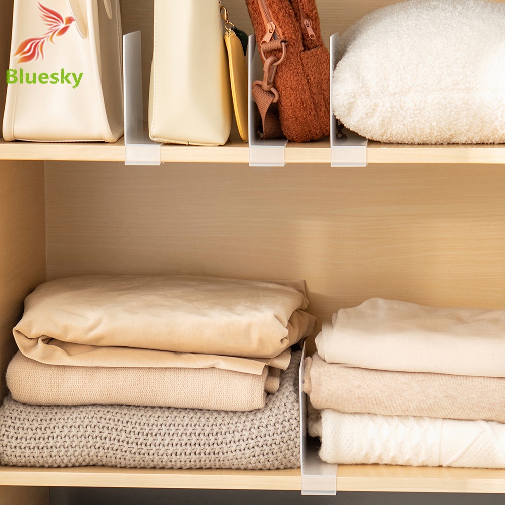 Acrylic Closet Shelf Divider and Separator Closets Shelf and Closet