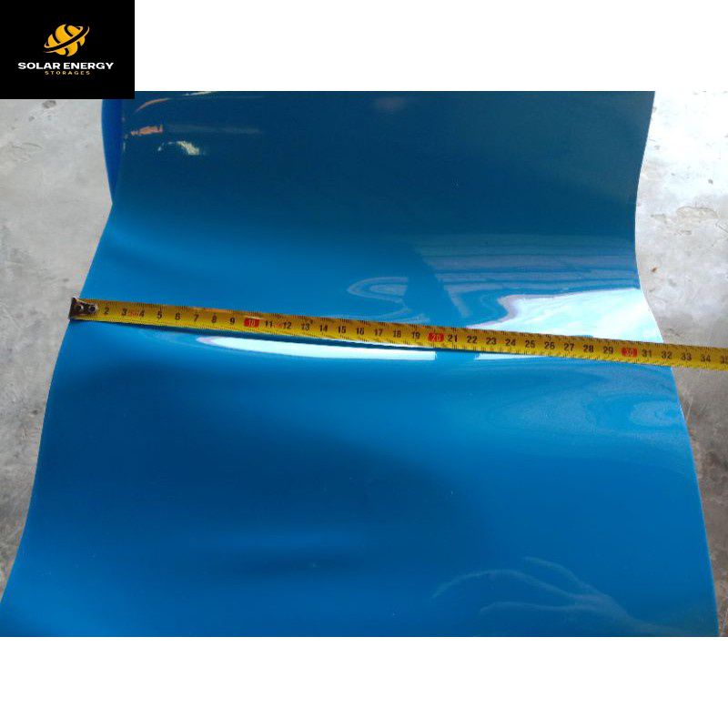 Film Thermorétractable PVC Pour Batteries - 350 Mm De Large, 2 M De Long - Bleu - Neuf