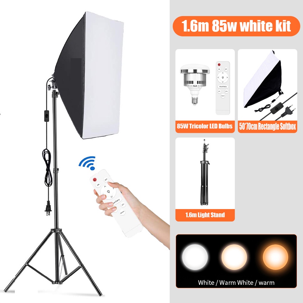 Newborn Photography Props Fovitec Studio Pro Soft Box Upgraded LED