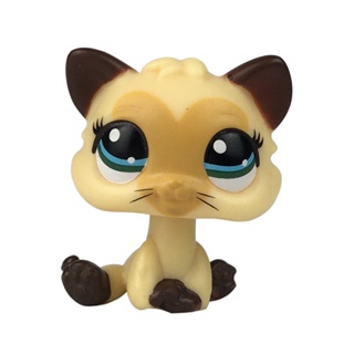 LPS CAT rare Littlest pet shop cute toys standing short hair cat original  kitten husky puppy dog fox animal old bobble head toys