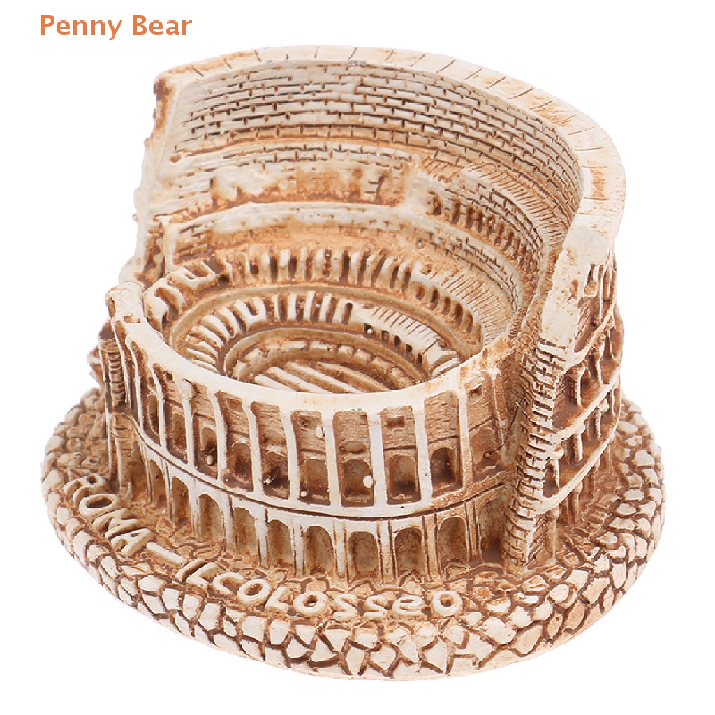 PennyBear Simulation Ancient Rome Colosseum Resin Mini Statue Sand ...