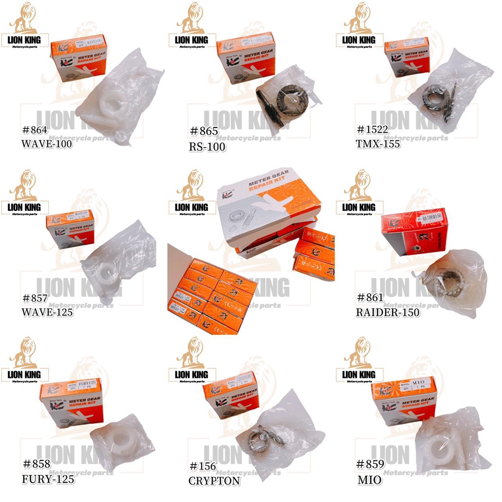 Motorcycle Speedometer Gear Repair Kit FOR XRM CRYPTON SMASH WAVE FURY